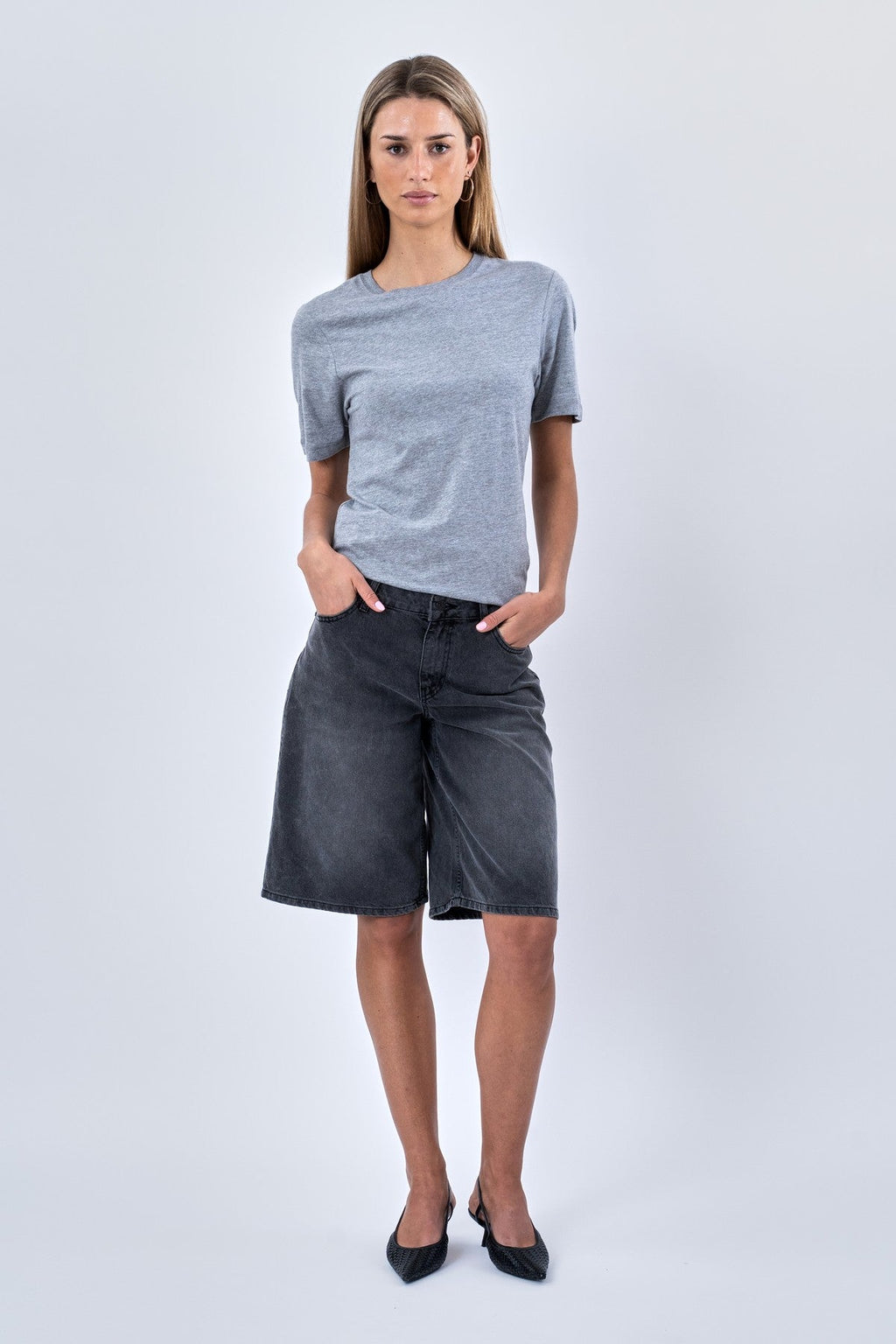 Boyfriend Tee - Gray