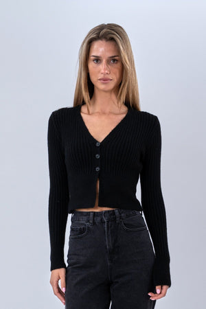 Nova Blouse Knit - Black