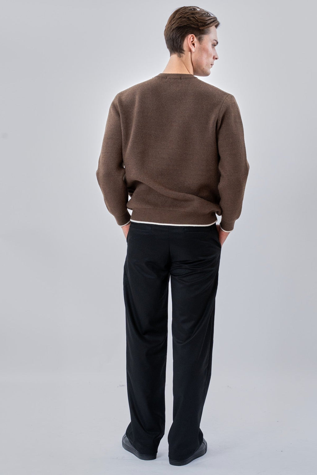 Crewneck Sweater - Brown