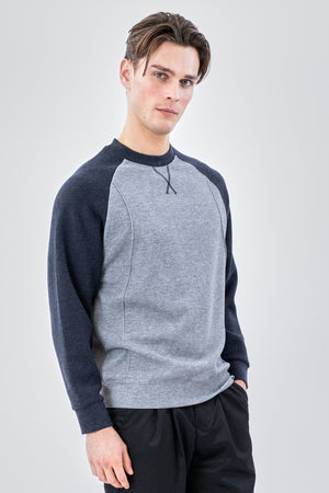 Raglan Sleeve Sweater - Ash Grey