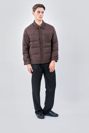 Wyatt Long Jacket - Brown