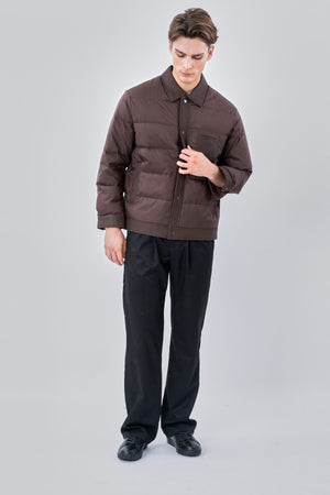 Wyatt Long Jacket - Brown