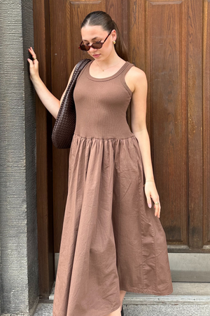 Hanna Dress - Brown