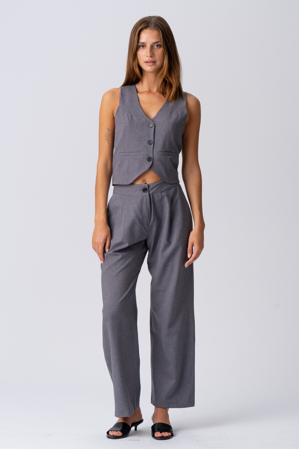Natalie Vest - Dark Grey