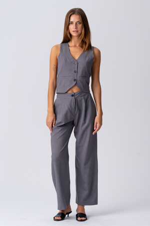 Natalie Vest - Dark Grey