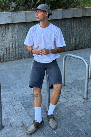 Τζην Shorts Χαλαρά - Μαύρο