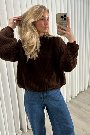 Gabriela Knit - Brown