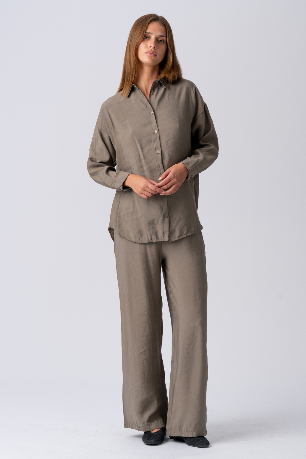 Μιά Pants + MIA Shirt (Khaki) - Πακέτο συμφωνία