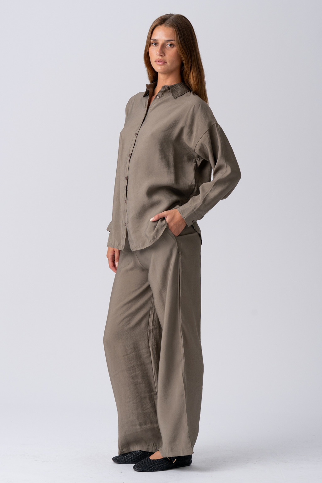 Μιά Pants + MIA Shirt (Khaki) - Πακέτο συμφωνία