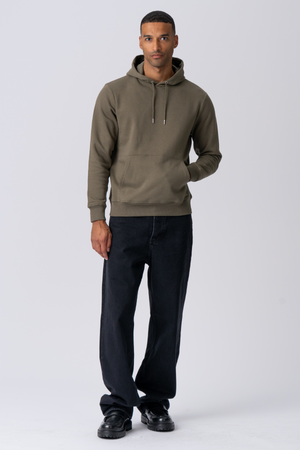 Φούτερ με κουκούλα - Στρατιωτικό πράσινο