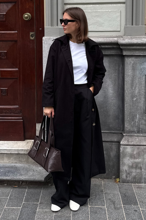 Carla Trenchcoat - Μαύρο