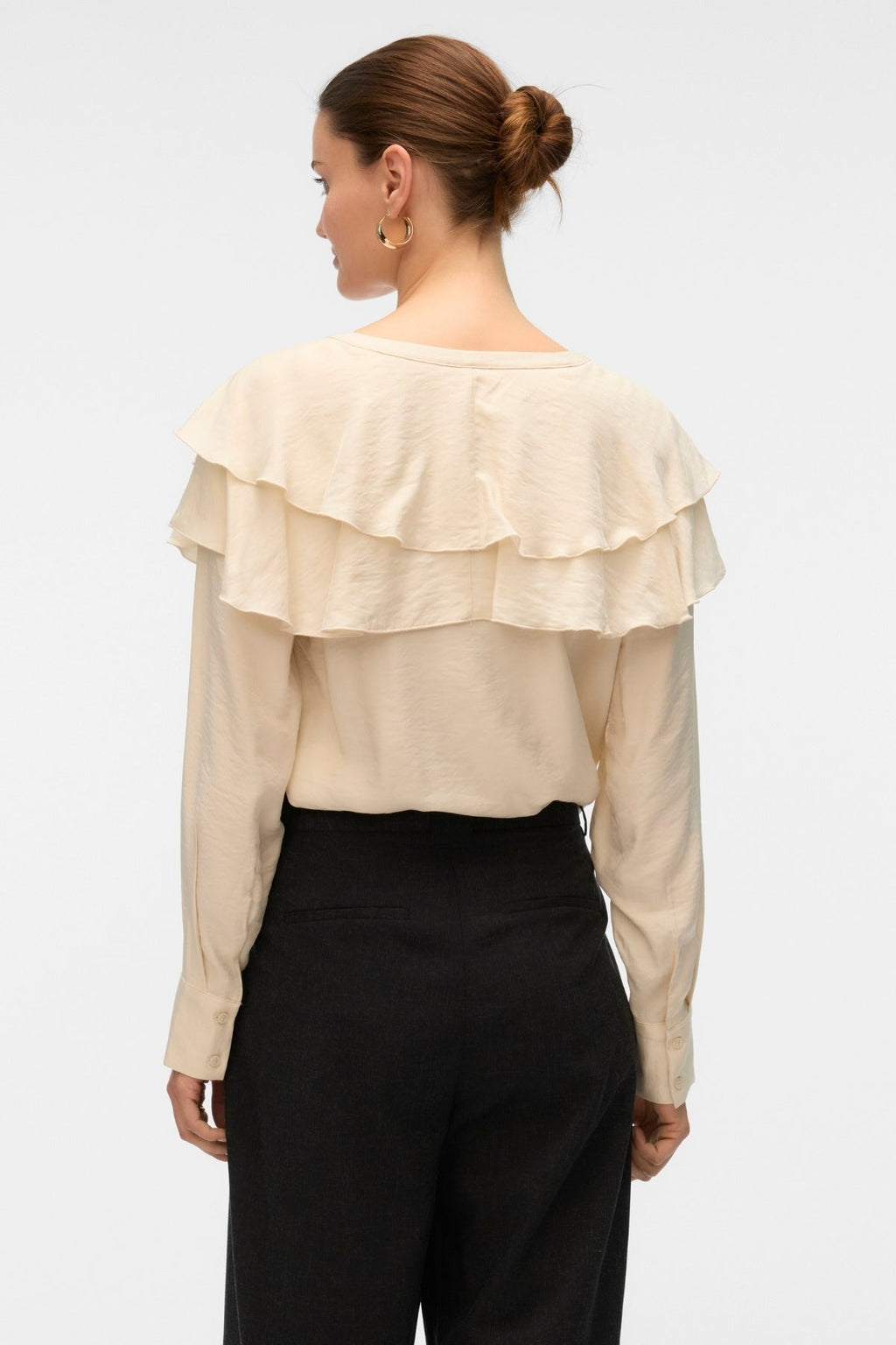 Lizzi Flounce Top - Birch