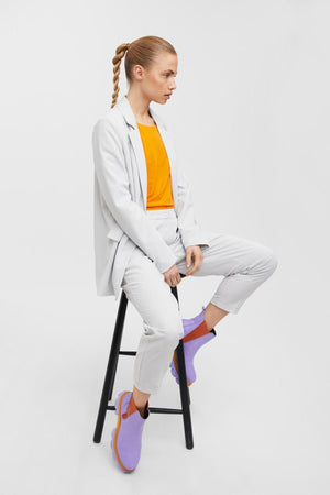 Zelda Blazer - Gray Glacier