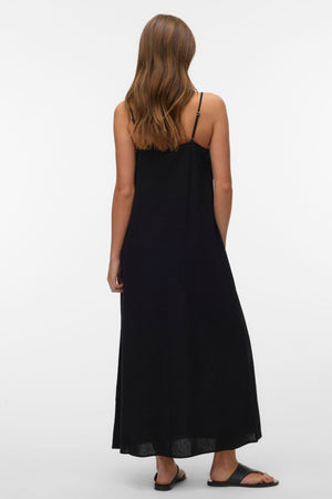 Mymilo Singlet Ankle Dress - Black