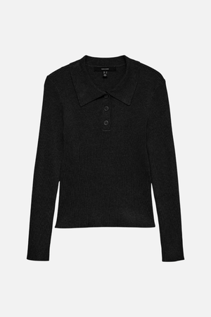 Pullover Silje Poloneck - Black