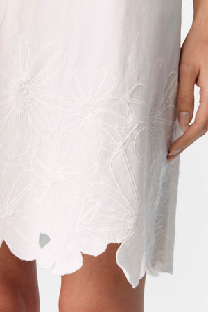 Kamma Short Dress - Cloud Dancer