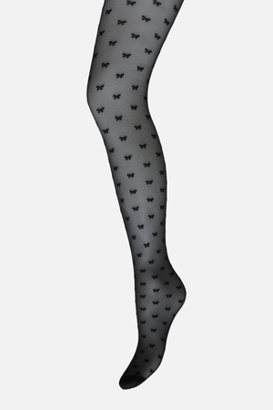 Bow Tights - Black