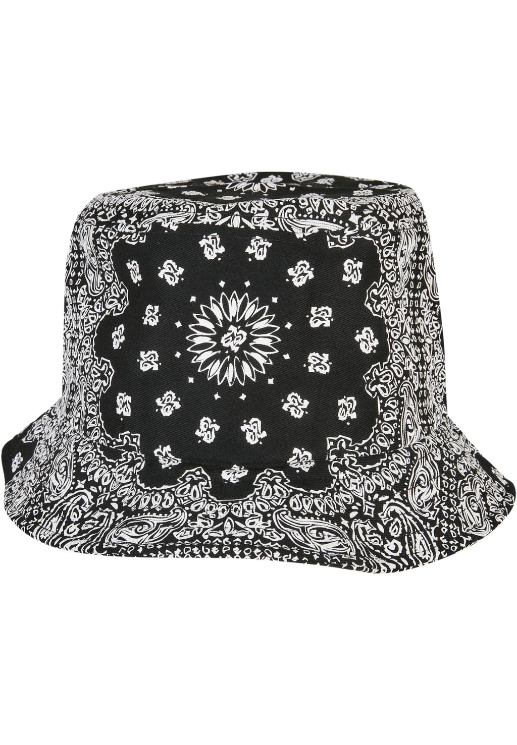 Καπέλο κουβά με σχέδιο μπαντάνα - Μαύρο