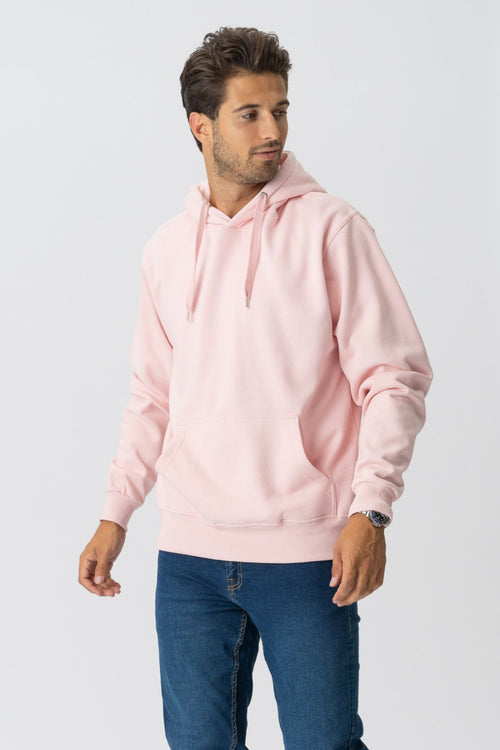 Basic hoodie - Pink - TeeShoppen Group™