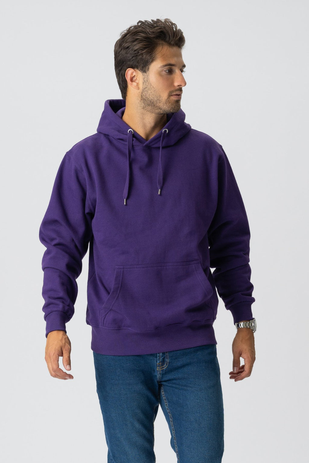 Basic Hoodie - Μωβ