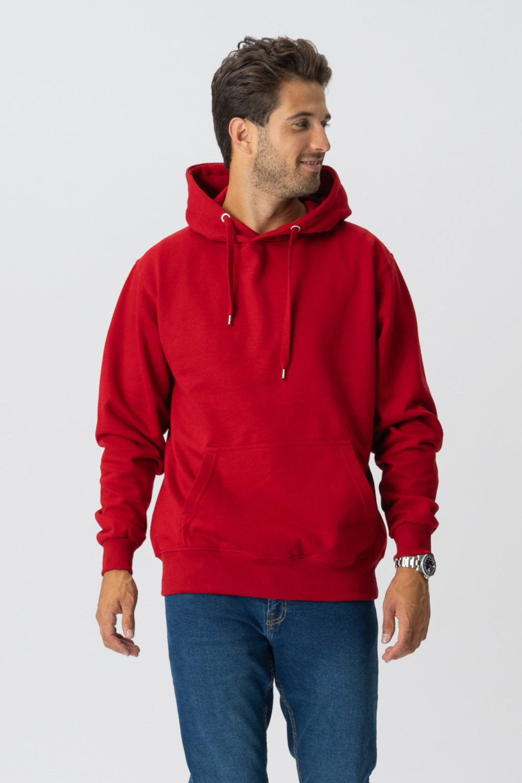 Basic Hoodie - κόκκινο