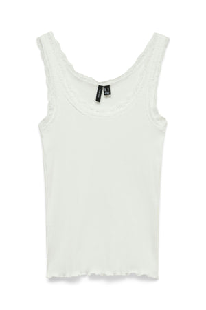 Nana Lace Tank Top - Χιονάτη