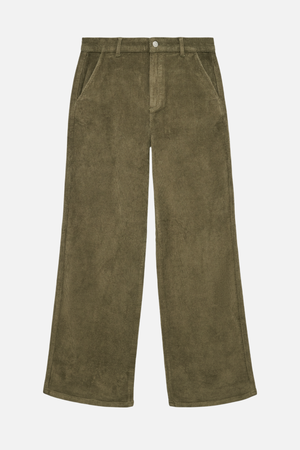 Margot ευρύ corduroy Pants - Φύλλο σταφυλιών