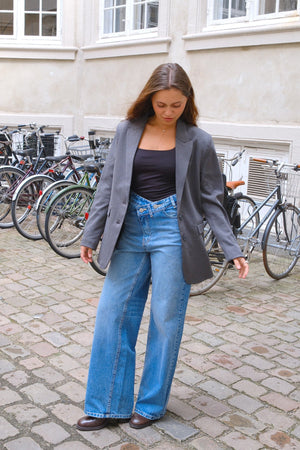 Classic fit Blazer - Dark Grey