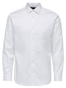 Επιχειρηματικό πουκάμισο Slim Fit - White