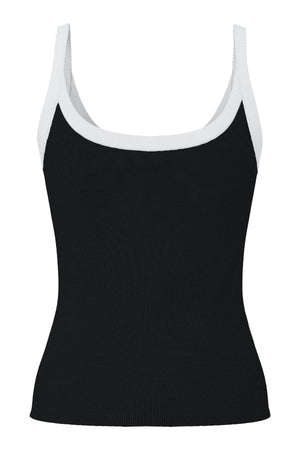 May Strap Top - Μαύρο-Φωτεινό Λευκό