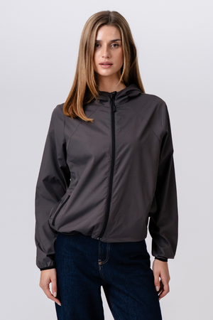 Victoria Windbreaker - Dark Grey