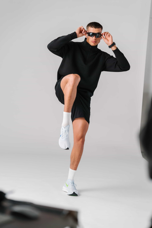 Aneto φούτερ - μαύρο