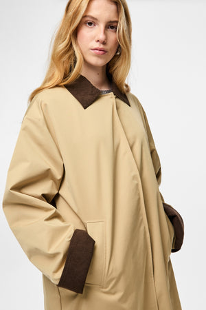 Jorma Long Light Jacket - Travertine Hot Fudge