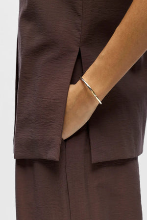 Γιλέκο Isla Yui - Seal Brown