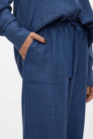 Melaney Loose Pant - Navy Blazer