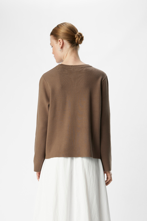 Reynard O -Neck Pullover - Morel