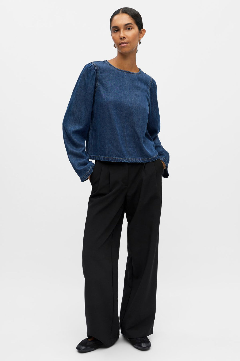 Πλαίσιο κορυφής - σκούρο μπλε denim