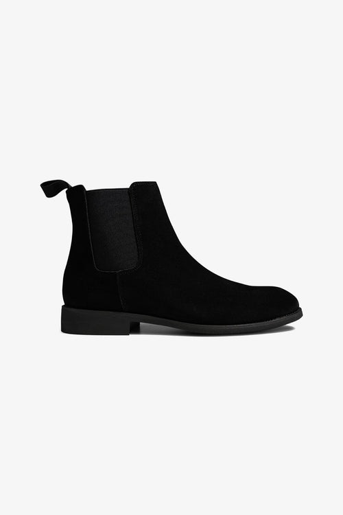 Chelsea Boots - Black Suede - TeeShoppen Group™