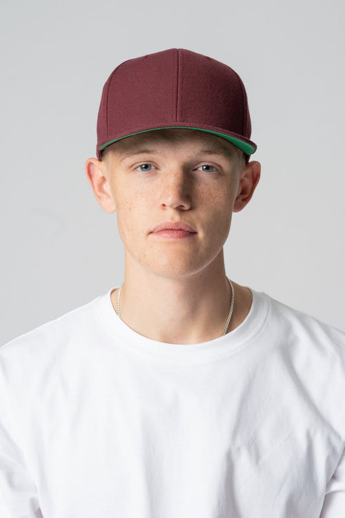 Classic Snapback - Maroon - TeeShoppen Group™