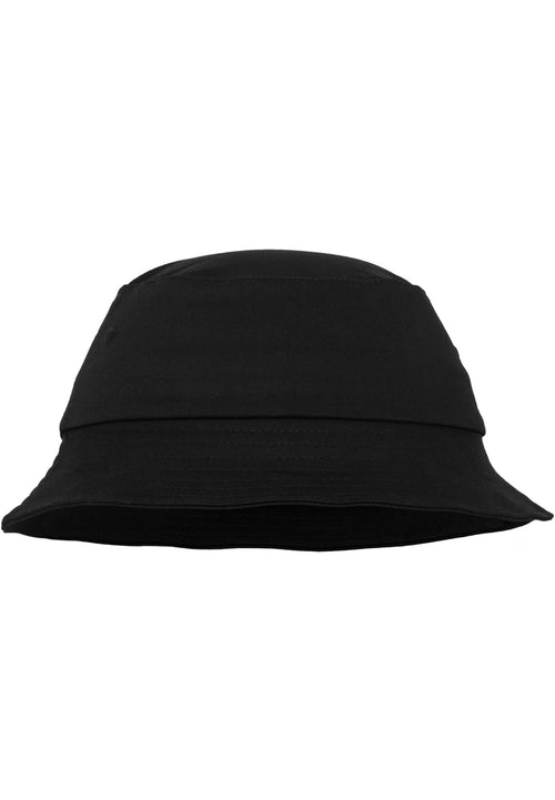 Cotton Twill Bucket Hat - Black - TeeShoppen Group™ - Accessories - Flexfit