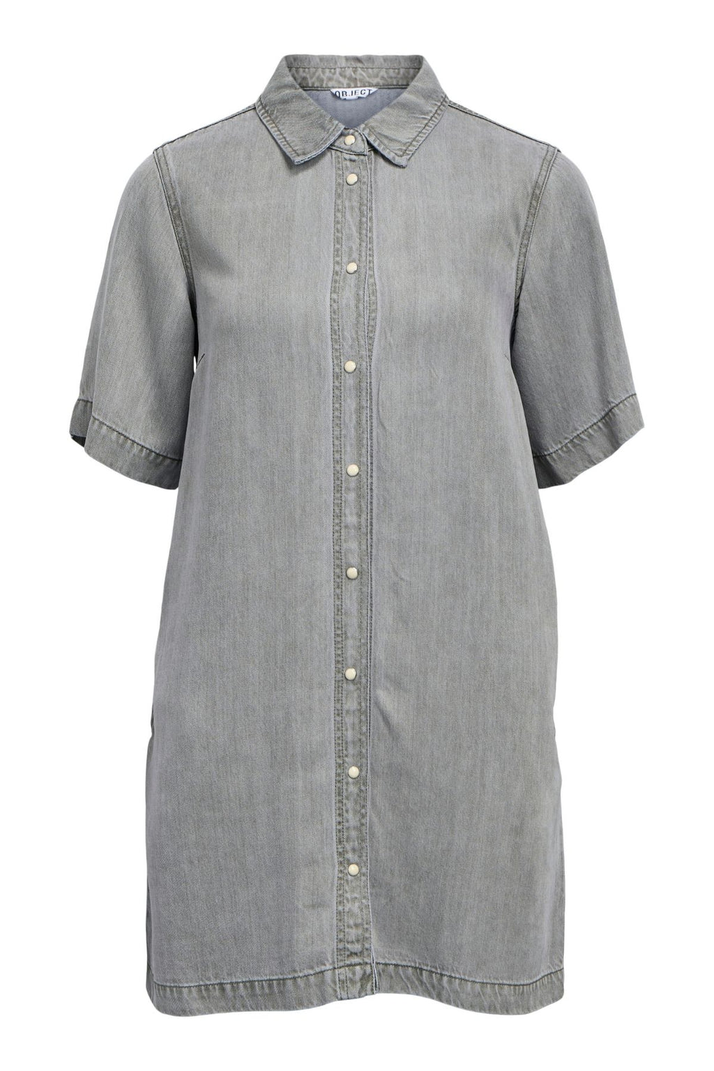 Frame 2/4 Re Denim Dress - Light Grey Denim