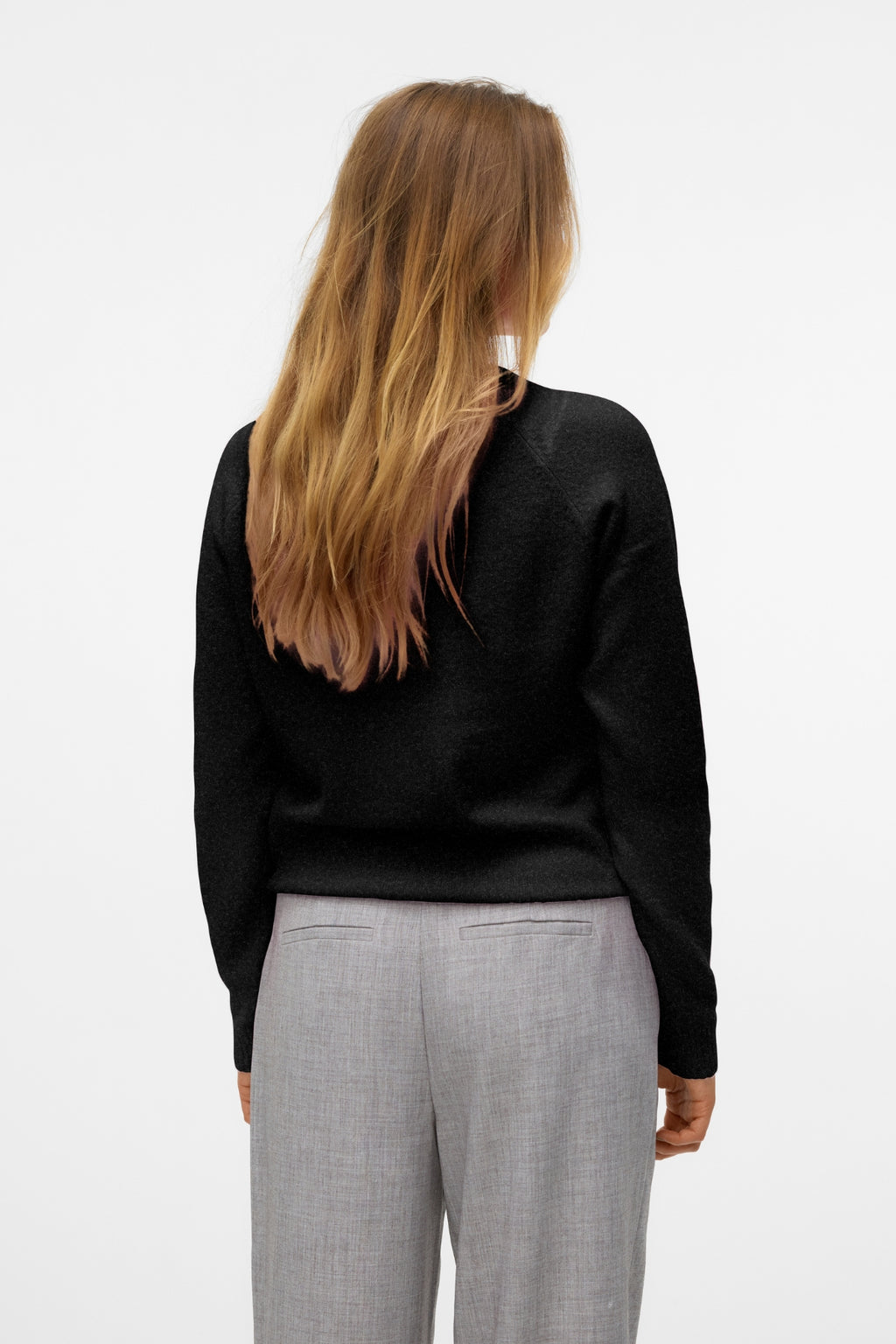 Μπλούζα Doffy O-Neck - Black Melange