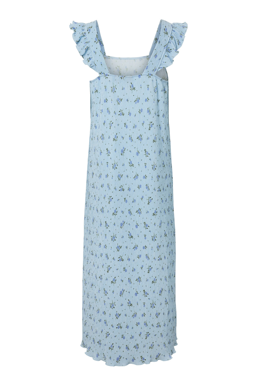 Flora Strap Flounce Φόρεμα - Cashmere Blue