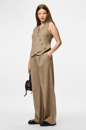 Φούσκα Ασύμμετρο Γιλέκο - Greige