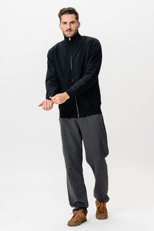 Sweatshirt Zip - Black