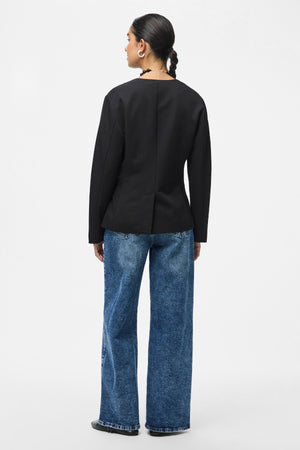 Kamil Fitted Blazer - Μαύρο