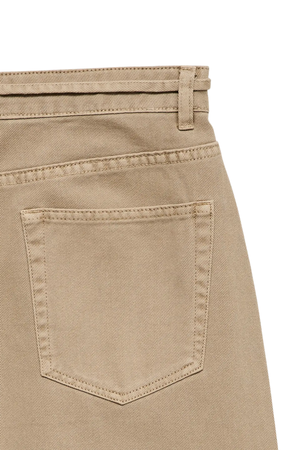 Τζιν Wien Wide Belt Color - Silver Mink