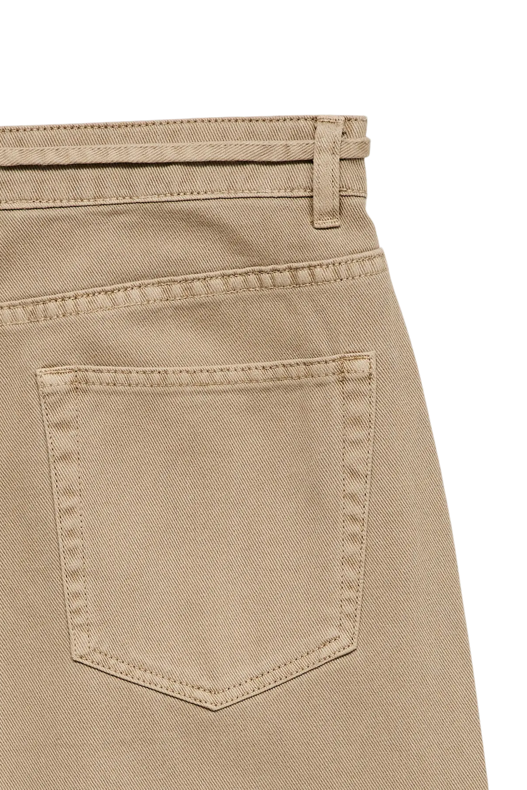 Τζιν Wien Wide Belt Color - Silver Mink