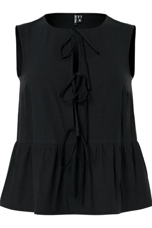 Jolly Tie Top - Μαύρο