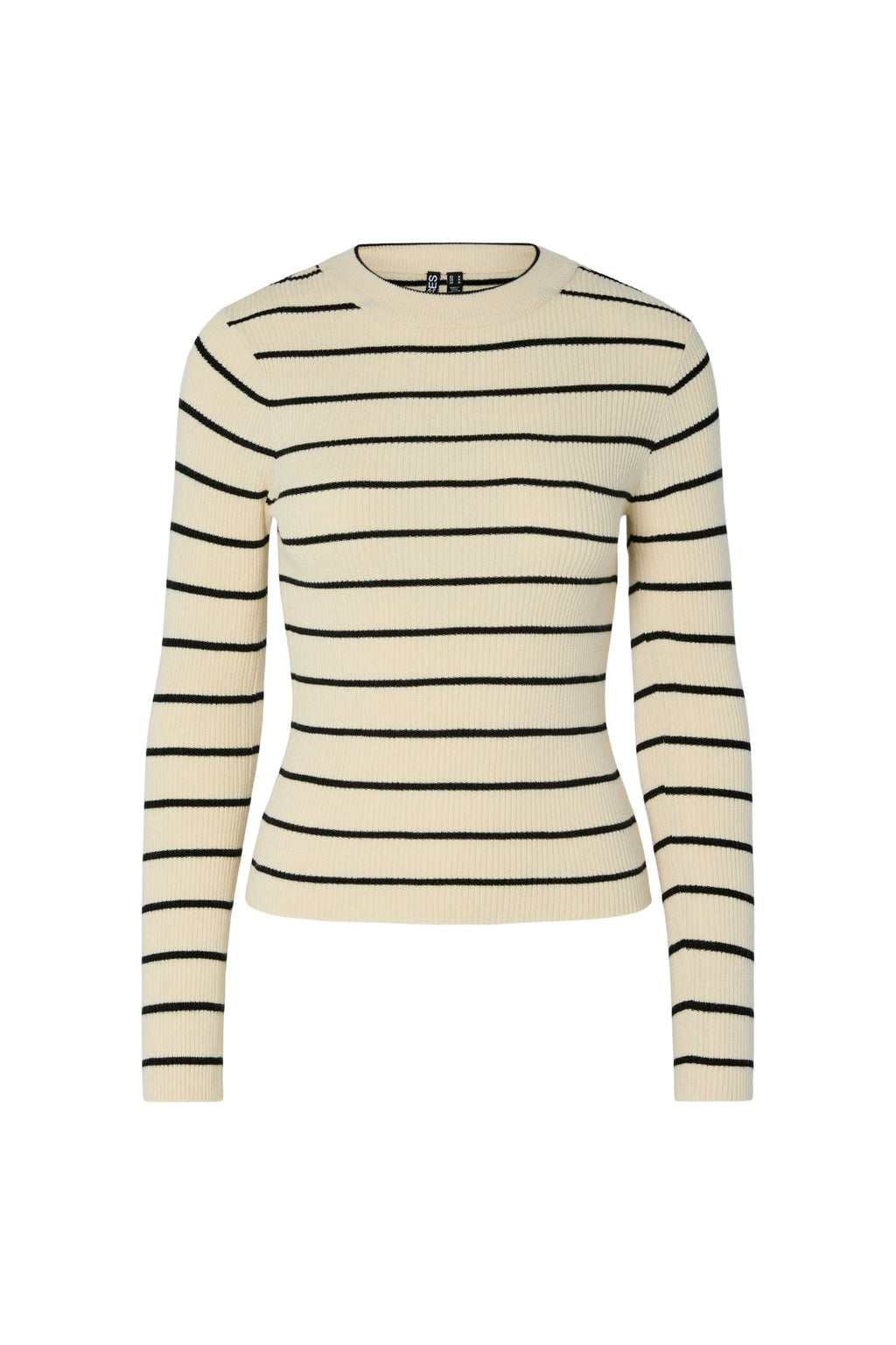 Mira New O-Neck Knit - Σημύδα/Μαύρο